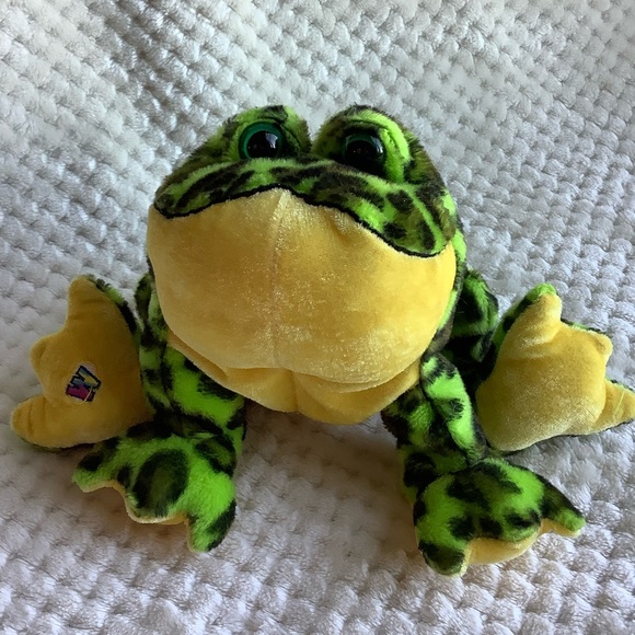 GANZ Webkinz HM114 Plush Bullfrog Stuffed Animal Toy No Code - Picture 2 of 11